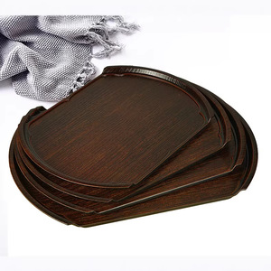 Twin swords, unique bronze-style Japanese <b>tray</b>, dessert plate, <b>tea</b> <b>tray</b>, sushi plate, sukiyaki, Japanese and Korean cuisine. - Product Image 3