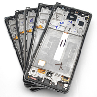 Pantalla Táctil LCD Super OLED de Repuesto para A52 4G, Pantalla LCD Original A52S A52 5G con Huella Dactilar para Samsung A525B F