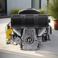 Moteur à essence bicylindre OHV 27 ch 739 cm³ 4 temps, moteur à essence 1,6 L de capacité d'huile, moteur à essence pour générateurs