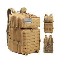 Sac à dos tactique multifonctionnel 3P camouflage pour sports et alpinisme, personnalisable, vente en gros, extérieur, Molle, découpe laser