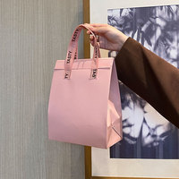 Bolsa aislante de pera tostada para hornear café té de la leche papel de aluminio desechable no tejido grueso portátil PE embalaje al por mayor