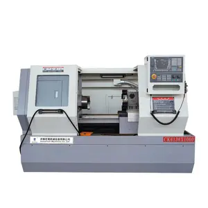 Yeni CK6136 yatay CNC Metal torna makine torna merkezi Siemens kontrol sistemi ile Motor çekirdek bileşeni çin tedarikçisi