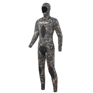 <span class=keywords><strong>Traje</strong></span> de neopreno con capucha de <span class=keywords><strong>5mm</strong></span> para hombre, <span class=keywords><strong>traje</strong></span> de pesca submarina para mantener el calor, <span class=keywords><strong>traje</strong></span> de <span class=keywords><strong>buceo</strong></span> de neopreno, natación de invierno, trajes de caza W213 - Product Image 2