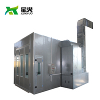Cabina de Pintura Automotriz de Calidad Superior 7.5kW con Escape de 75mm y Pared EPS, Cámara de Curado de Coches con 56 Luces LED, Certificación CE