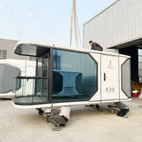 Fabricant de capsules spatiales mobiles B&B : Maison intelligente à structure en acier, climatisation intégrée, maison conteneurisée en EPS pour le voyage