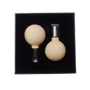 Fuli Hot-Selling Groothandel Glazen Acupunctuur Vacuüm Hijama Slimme Gezichts Cupping Set Pvc Cupping Cup Massage Thearapy Massageapparaat - Product Image 2
