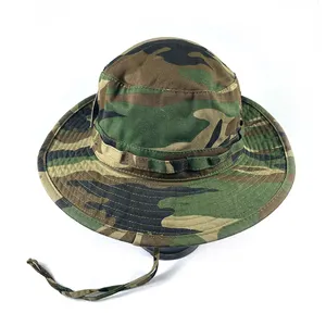 Düz güneş şapkası açık kap bitirme özel kamuflaj kova şapka kap mükemmel kalite kova şapkalar ile özel logo
