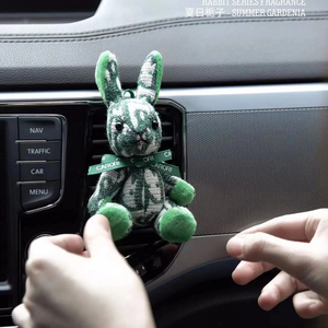 CARORI Rabbit Car Air Freshener New Pilot <strong>Diffuser</strong> <strong>Vent</strong> <strong>Clip</strong> Pilot Aromatherapy Car Interior Perfume Decoration Magnetic Design - Product Image 4