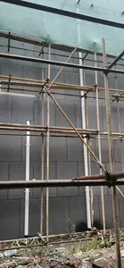 Декоративная облицовка стен здания с водонепроницаемой обработкой волокнистой цементной доски, несколько применений
