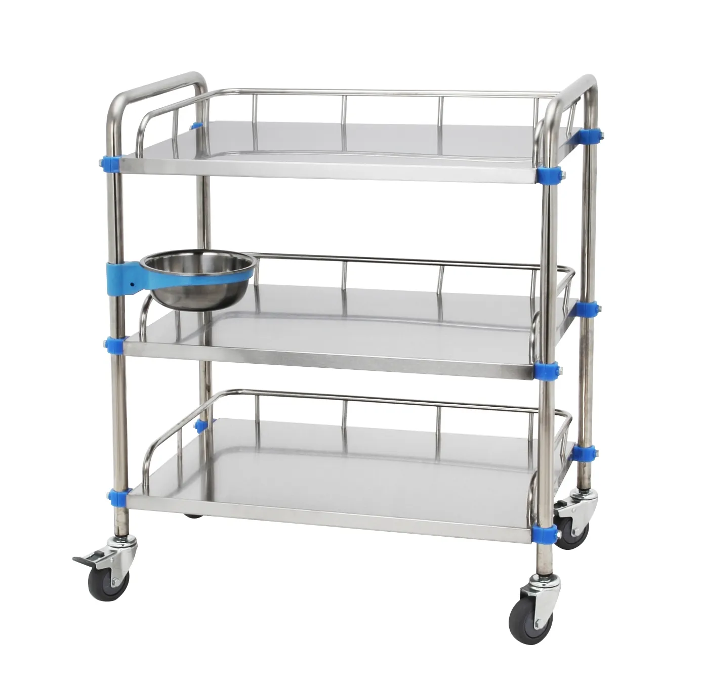 Factory Price Medical Appliances Stainless Steel Surgical Instrument Trolley