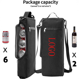 Bolsa térmica portátil para Picnic, bolsa de hielo de papel de aluminio grueso para exteriores, cerveza de Cola, vino tinto, bolsas de hielo frío, Mensajero de buena calidad - Product Image 2