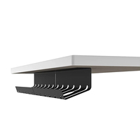 Plateau de gestion de câble sous le bureau en acier inoxydable personnalisé d'usine pour le bureau