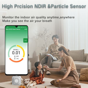 מיני מד פורמלדהיד נייד מיני מד זיהום אוויר פנים זיהום אוויר מד אוויר איכות צג מנתחי גז - Product Image 4