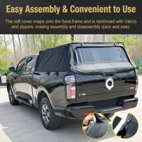 Tente de camionnette pliable en tissu Oxford de haute qualité, imperméable, pour Toyota Tacoma Hilux Ranger L200