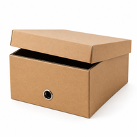 Individuelles Logo Mehrfarbige Schuhbox mit Metallöse, Starrer Kartondeckel und -boden, Aufbewahrungsverpackung für Sneaker, Bekleidung und Geschenke