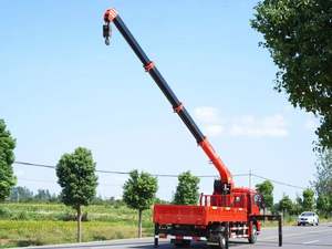 شاحنة رافعة شاكمان 4X2 للخدمة الشاقة بلفينجر 8 طن، ذراع تلسكوبي رباعي الأقسام، هيدروليكية متنقلة، محرك، ناقل حركة، مضخة، محمل - Product Image 6