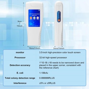 Testeur de fluorescence ATP portable, mesureur de propreté des surfaces microbiennes pour la surveillance de l'hygiène alimentaire - Product Image 5