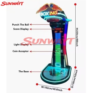 Máquina de Boxeo Arcade Operada con Monedas, Máquina de Golpear de Boxeo, Juego de Boxeo en Oferta - Product Image 4