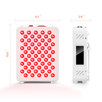 Panneau de lumière rouge de qualité professionnelle 180W 660nm 850nm, appareil LED portable, équipement de beauté de bureau, utilisation à domicile, en voyage ou au bureau