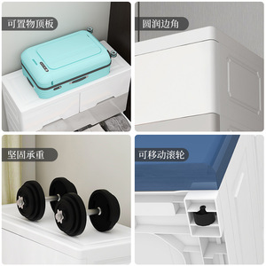 Tủ lưu trữ nhựa gia dụng rộng 35cm Tủ Ngăn Kéo trẻ em - Product Image 6