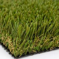 Césped Artificial de Fabricación China, 35 mm de Altura de Pelo, para Uso en Interiores y Jardines, Resistente al Fuego, Seguro para Animales, Césped Sintético Negro, Precios de Fábrica