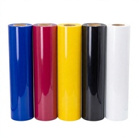 Vinyle thermocollant souple PU en rouleaux pour presse à chaud, HTV en gros pour machines de transfert thermique sur t-shirts