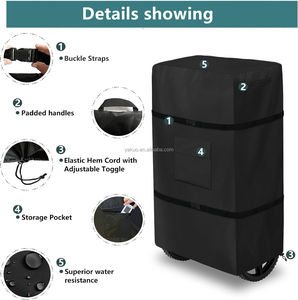 Housse de camping-car portable imperméable pour patio pour <span class=keywords><strong>Camco</strong></span> Rhino RV Tote Tank Cover - Product Image 5