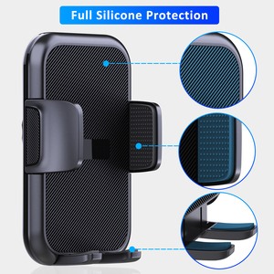 Hot bán sản phẩm bán buôn 360 độ điều chỉnh ổn định kim loại móc điện thoại di động chủ đối với xe Air Vent người giữ điện thoại - Product Image 3