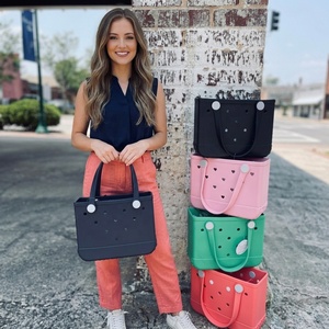 <span class=keywords><strong>Sac</strong></span> fourre-tout de plage unisexe en EVA, imperméable, pour petites filles et femmes, sacs orange, petit <span class=keywords><strong>sac</strong></span> de voyage pour dames, <span class=keywords><strong>sac</strong></span> de plage célèbre - Product Image 1