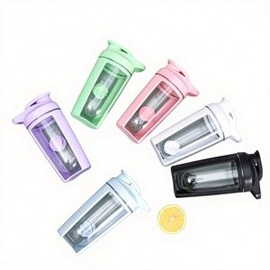 Fitness Protein <b>Shaker</b> <b>Bottle</b> Double Layer Plastic Portable AX Brand Gym Sports Gift Men Women Custom - Product Image 1