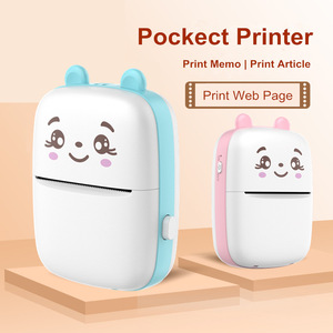 Trend yeni kağıt fotoğraf çıkartmaları etiket cep sevimli Mini yazıcı BT kless baskı USB kablosuz yeni taşınabilir termal yazıcı - Product Image 4