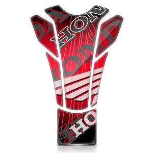 Autocollants 3D en caoutchouc de décalcomanie de coussin de réservoir de moto de logo personnalisé pour des décalcomanies de réservoir de carburant de motos de <span class=keywords><strong>HONDA</strong></span> - Product Image 2