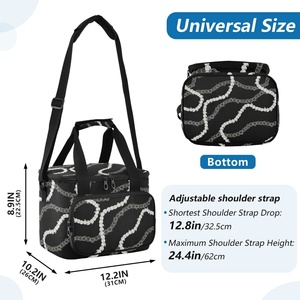 Bolsa Térmica Porta Alimentos con Diseño de Corona Hawaiana, Bolsa Aislante para Comida Fría o Caliente, Personalizada con Estampado Aloha - Product Image 3