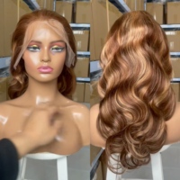 Perruque Lace Front Body Wave 13x4, Densité 250%, 24 Pouces, Dentelle Transparente, Idéale pour Femmes Noires
