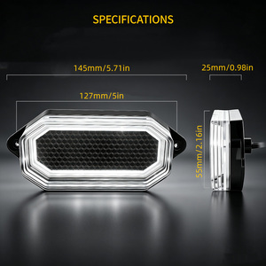 Luz LED de Señalización Lateral Dinámica con Intermitentes Ámbar y Blanco para Camiones Volvo <span class=keywords><strong>Scania</strong></span> de Trabajo Pesado - Product Image 5