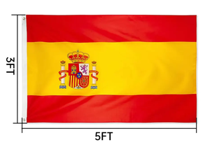 Venta al por mayor 100% poliéster 3x5ft Stock ES España bandera - Product Image 6