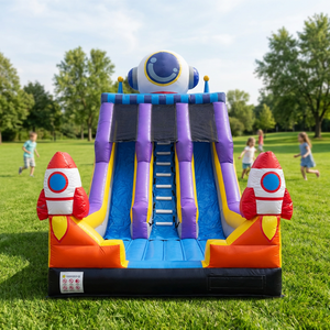 <span class=keywords><strong>Château</strong></span> gonflable pour enfants et adultes - Utilisation commerciale, fête, divertissement, location intérieure/extérieure, matériau PVC, installation facile, tailles personnalisées - Product Image 1