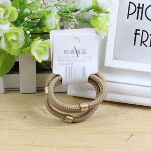 Coletero de tela elástica para el cabello, uso diario, paquete de 3 piezas, alta elasticidad, tejido sin costuras - Product Image 4