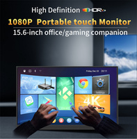 Monitor Portátil para Juegos de 15.6 Pulgadas con Pantalla IPS 1080P Full HD, Interfaz Tipo C y LCD
