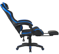 Chaise de jeu, chaise d'ordinateur pour la maison, chaise de jeu ergonomique, chaise de bureau confortable inclinable et réglable, chaise pivotante en PVC