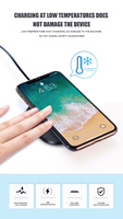 2025 terbaik penjualan 15W lipat Android pengisi daya nirkabel kecepatan pengisian cepat 2:1 hitam & putih magnetik dengan penggunaan Earphone