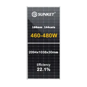 Sunket складной герметик для HJT golf с солнечной панелью 480 Вт 850 Вт 600 Вт 250 Вт 2000 Вт 1 м x 1 м и аккумулятор для домашней солнечной панели