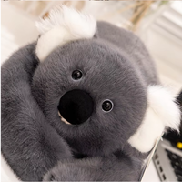 Série de sacs à dos en peluche d'animaux mignons Koala Panda Dinosaure Paresseux Jouets en peluche Poupées de lit pour anniversaire Soulagement du stress