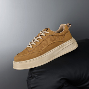 New men's casual board shoes - solid color, versatile for daily use, thick sole for heightening - Product Image 6
