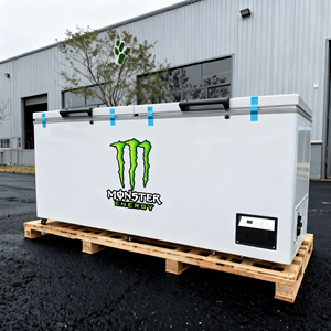 Congélateur commercial <span class=keywords><strong>de</strong></span> coffre <span class=keywords><strong>de</strong></span> refroidissement par air pour le stockage d'aliments surgelés et <span class=keywords><strong>de</strong></span> crème glacée - Product Image 3