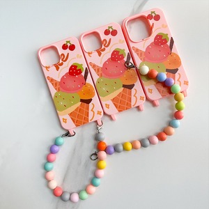 Cho <span class=keywords><strong>iPhone</strong></span> 16 Pro Max dây đeo điện thoại trường hợp in <span class=keywords><strong>Ice</strong></span> <span class=keywords><strong>Cream</strong></span> mềm Gel chống sốc điện thoại Bìa trường hợp - Product Image 1