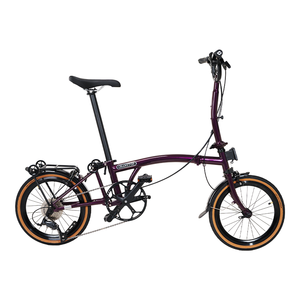 Vomo 16 Inch 9 Variable Speed Unisex Outdoor CityBike Male and Female Mobility VOMO Triple Folding BIKE Folding - Product Image 5