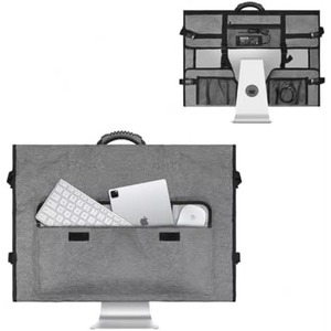 Échantillon gratuit : Housse de protection pour ordinateur portable noire, style sacoche, avec poignée, en matériau de type sac à main - Product Image 4