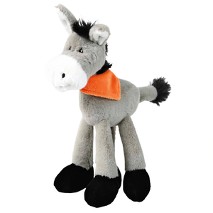 Juguete de Peluche de Burro de 24 cm con Bufanda Naranja para Mascotas, Juguete con Sonido - Product Image 2