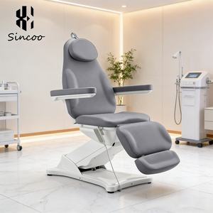 Manufacturer Modern Leather 3 Motor Facial Spa Bed <b>Adjustable</b> Electric Cosmetic Chair for Beauty Salon Beauty Bed - Product Image 1